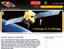 Tablet Screenshot of geo-prima.com